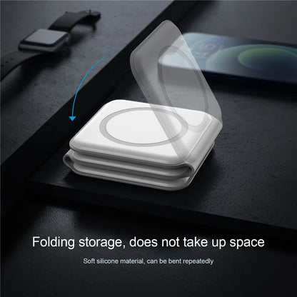 3 in 1 foldable Wireless Charger Pad Stand