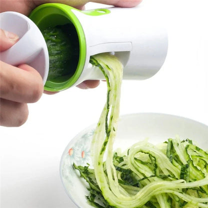 LMETJMA Heavy Duty Spiralizer Vegetable Slicer Vegetable Spiral Slicer Cutter Zucchini Pasta Noodle Spaghetti Maker KC0335