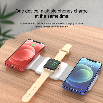 3 in 1 foldable Wireless Charger Pad Stand