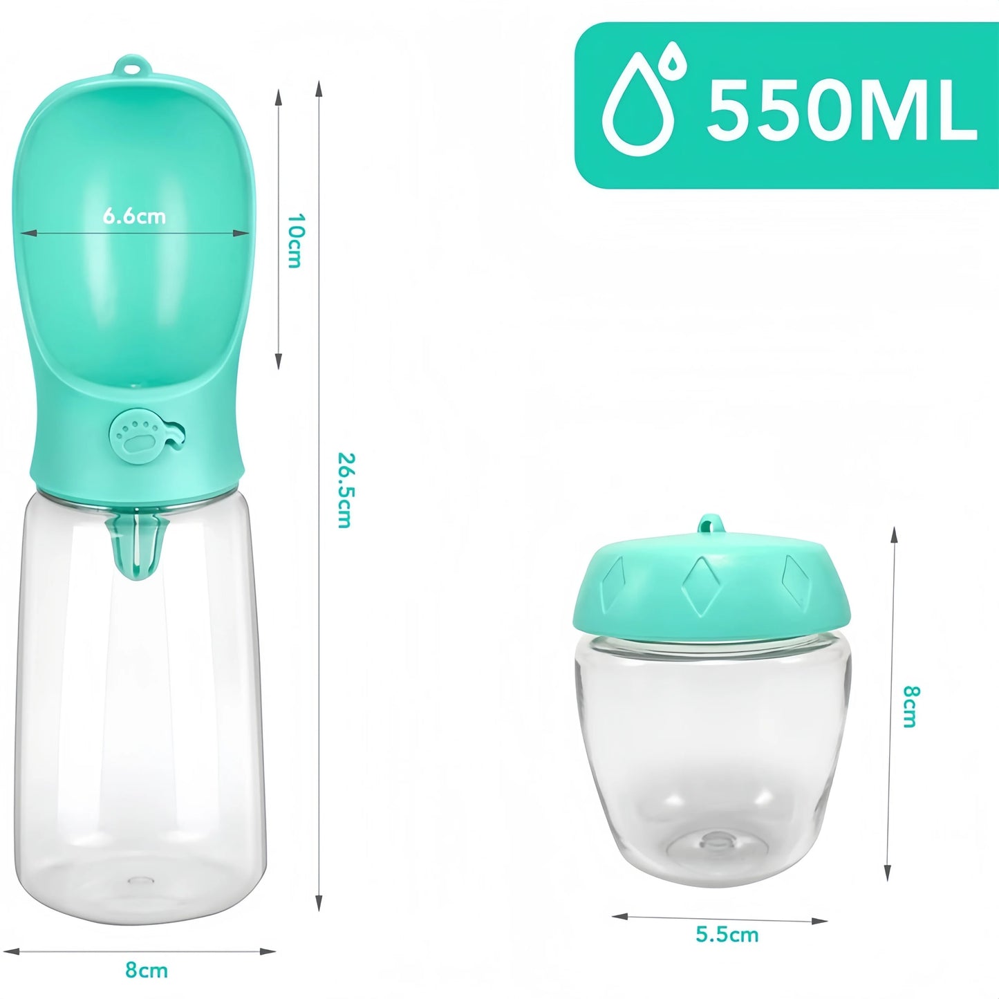 Pets Water and Food Bottle Portable