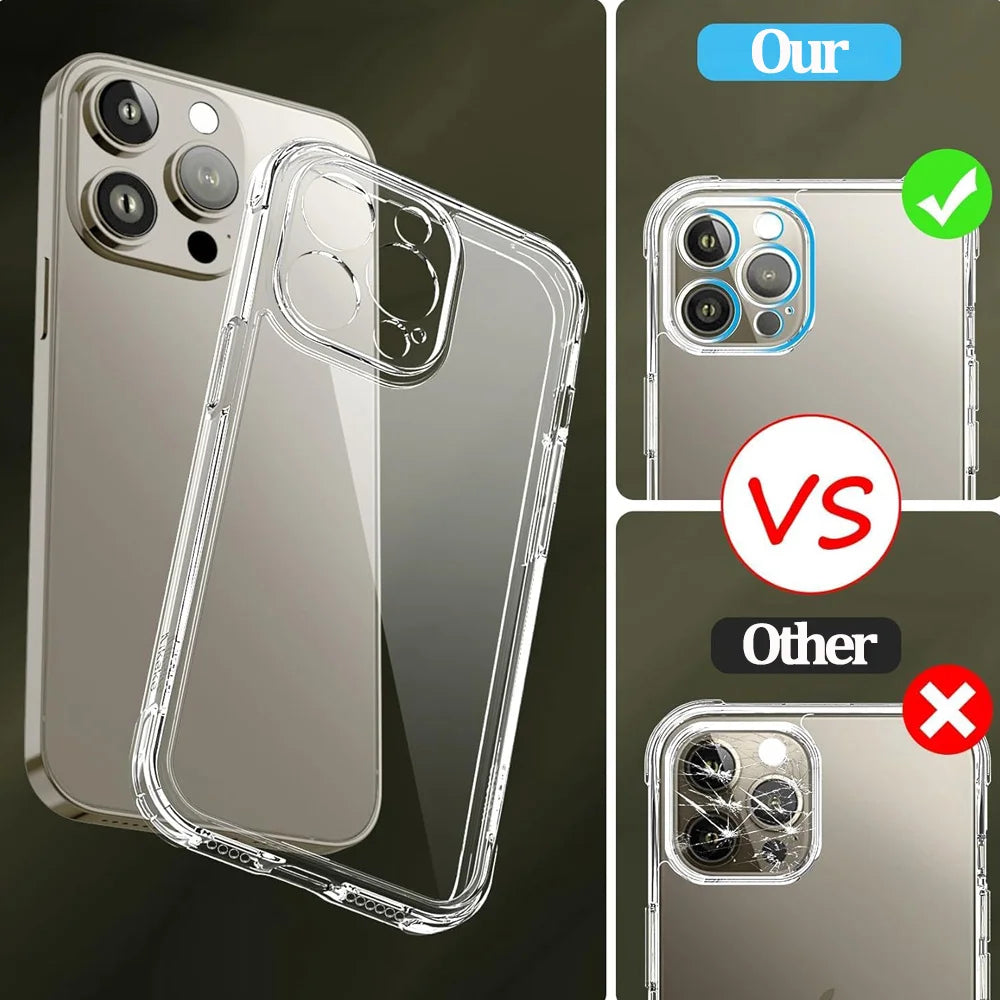 Funda transparente para iPhone