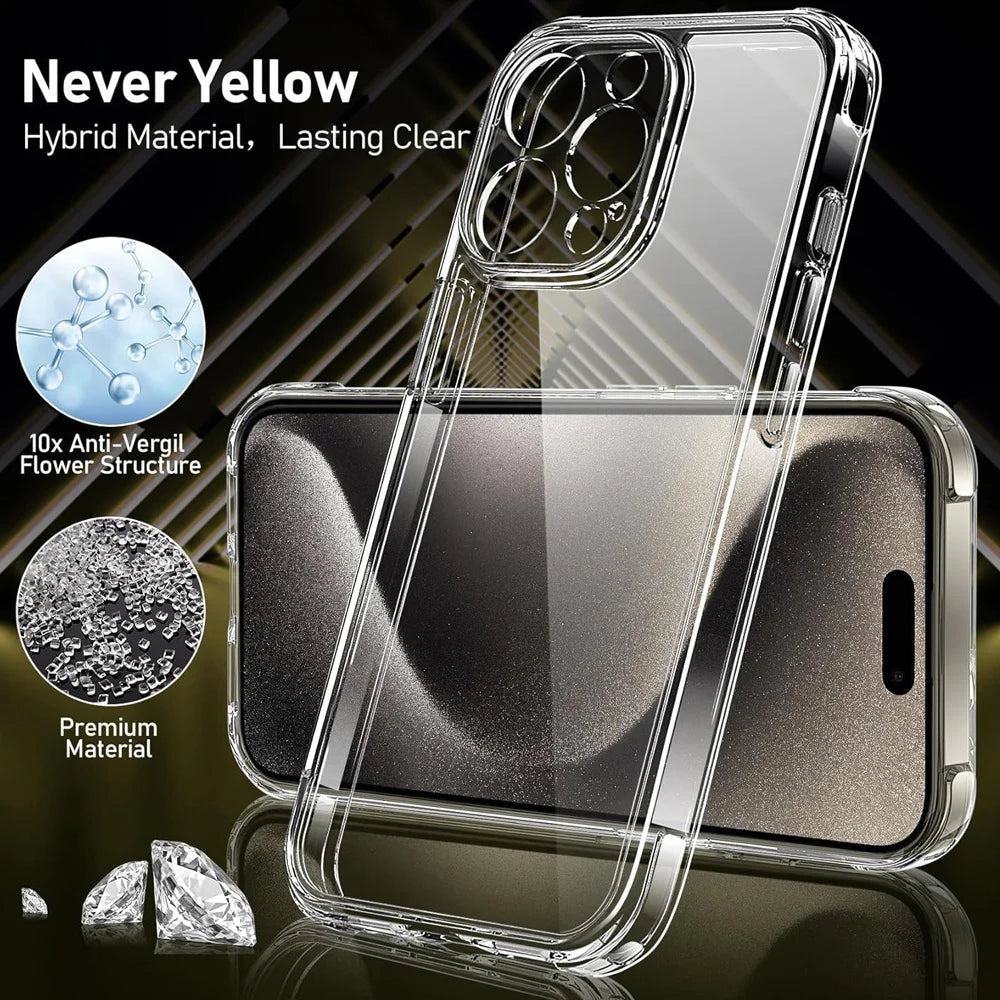 Funda transparente para iPhone